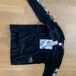 2019 Nordstrom PopUp EXCLUSIVE BEAMS x Flagstuff Long Sleeve Shirt Black, Size M